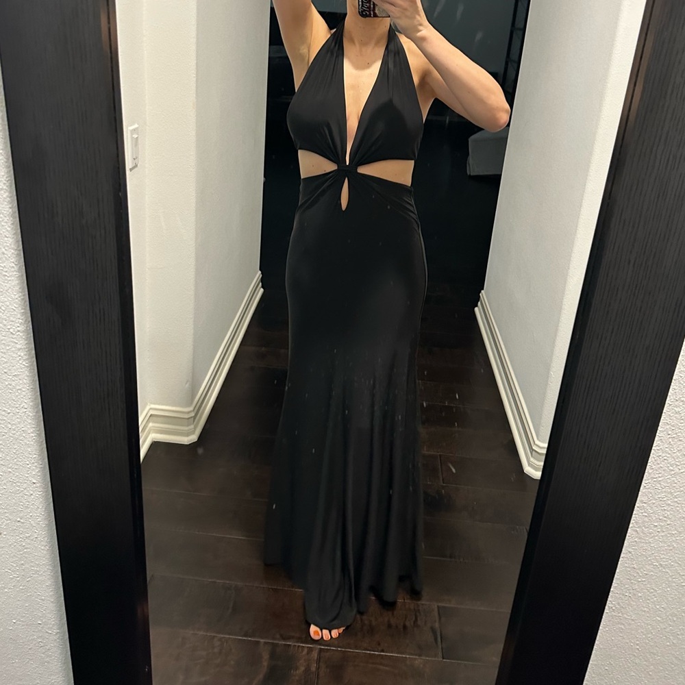 NWT beautiful sexy black long dress!